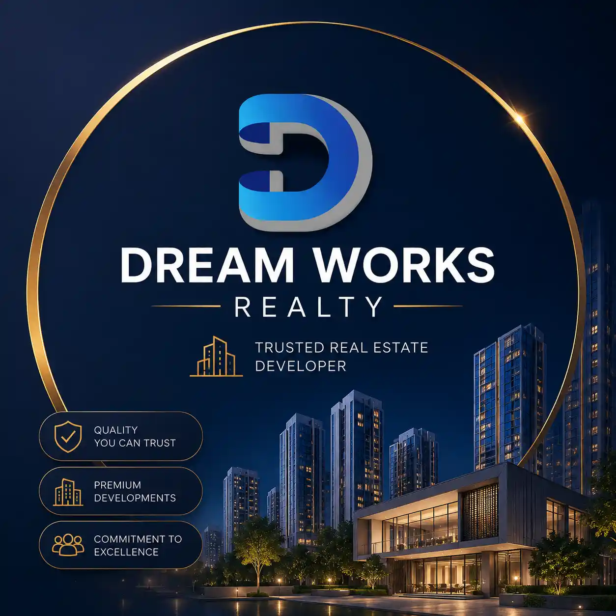 Dream Works Realty logo trusted real estate developer Pune