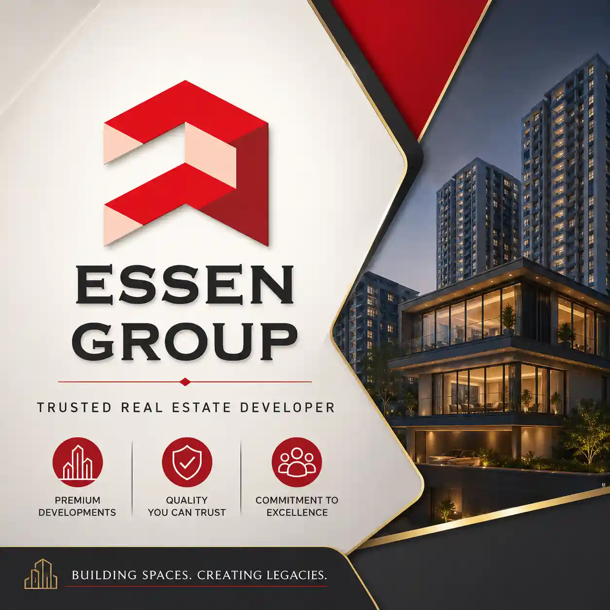 Essen logo trusted real estate developer Pune