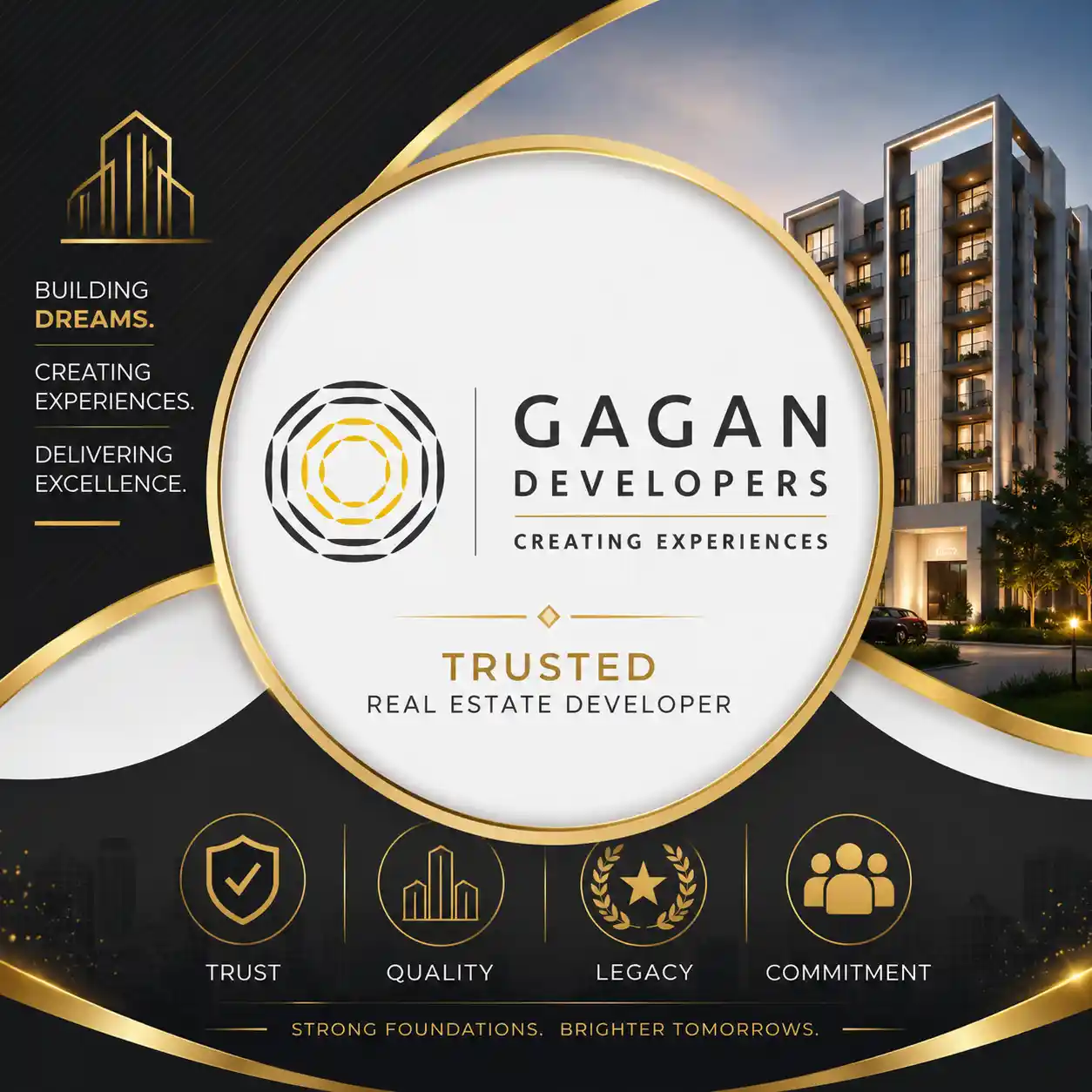 Gagan logo trusted real estate developer Pune