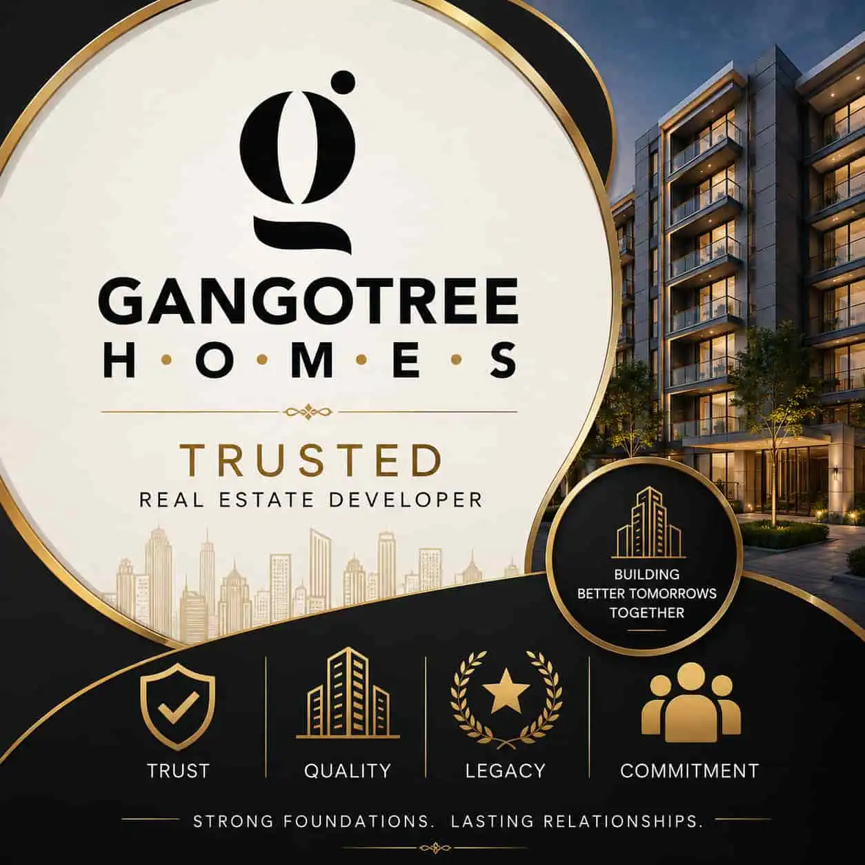 Gangotree Homes logo premium real estate developer Pune