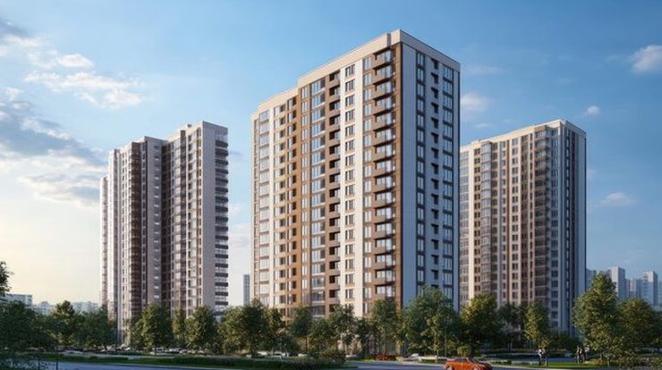 Illustrative township render, Mahalunge, Pune