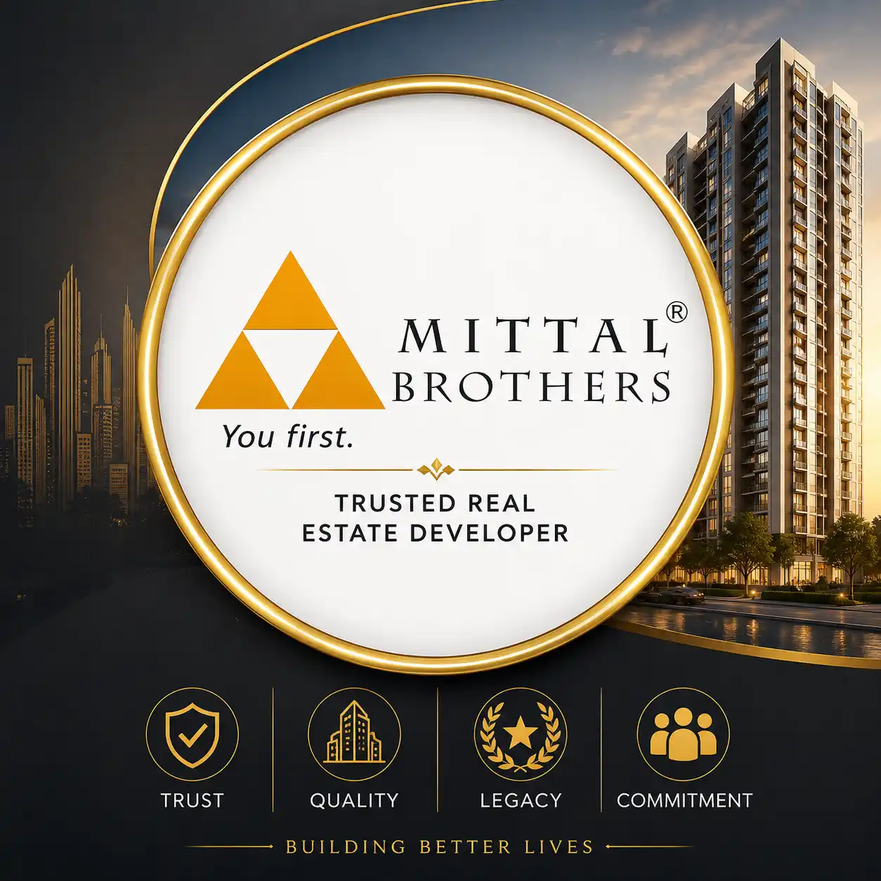 Mittal Brothers logo trusted real estate developer Pune