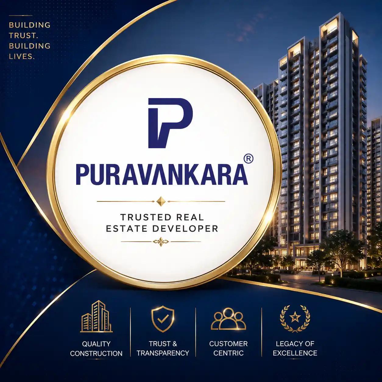 Puravankara Group logo trusted real estate developer Pune