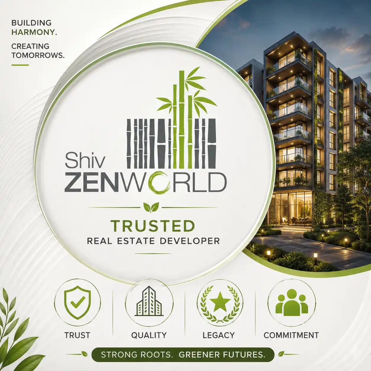 Shiv Zen World logo trusted real estate developer Pune