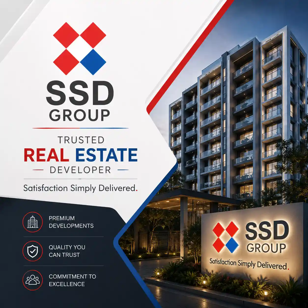 SSD Group logo trusted real estate developer Pune