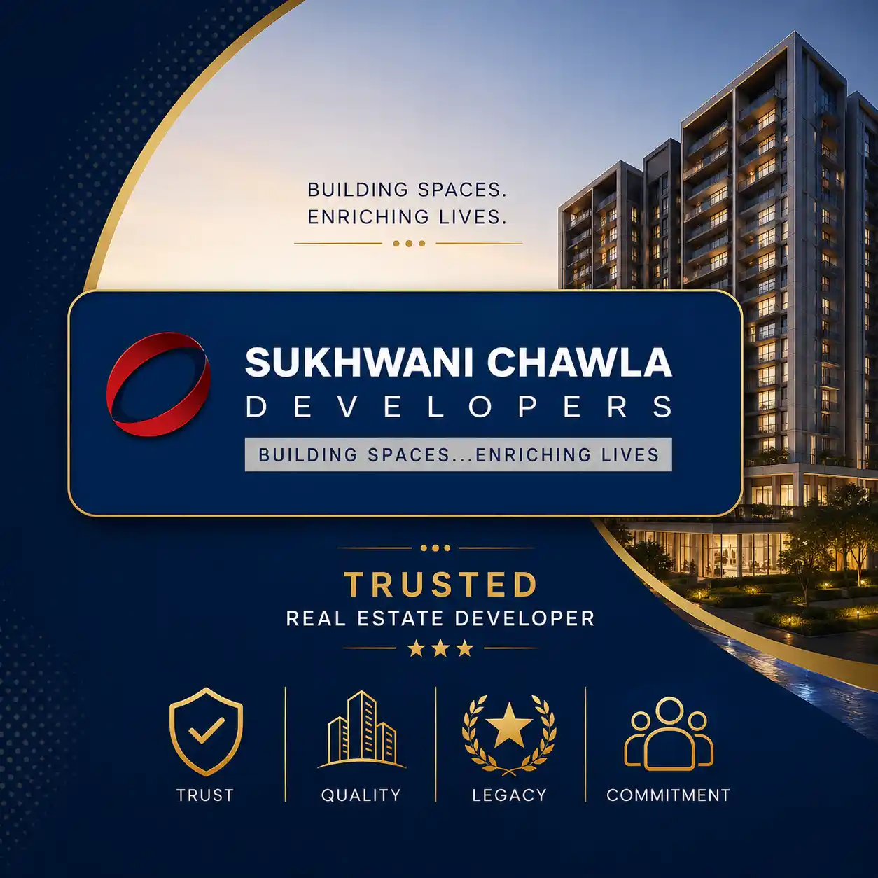Sukhwani Chawla logo trusted real estate developer Pune